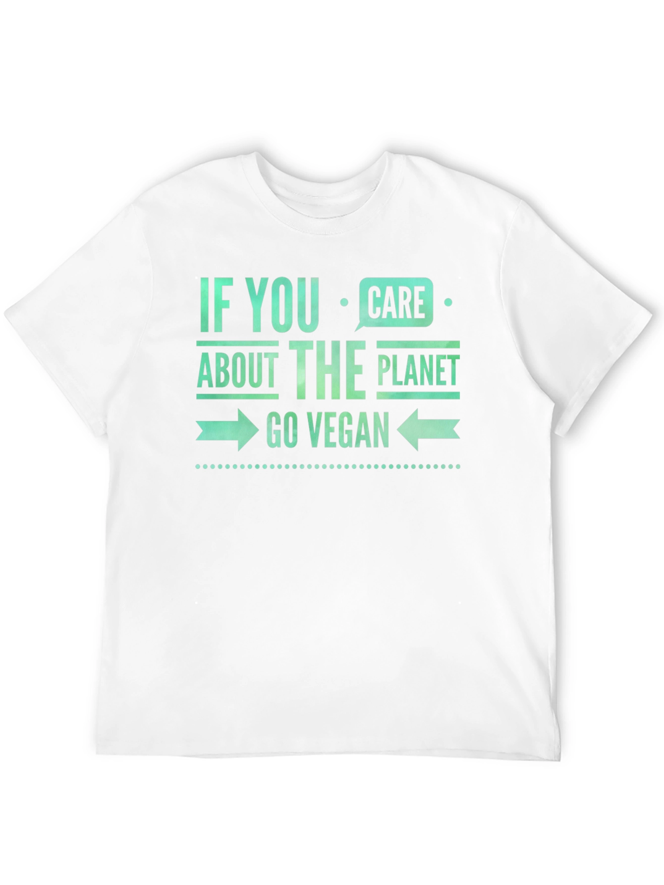 Go Vegan Planet Care Graphic Tee