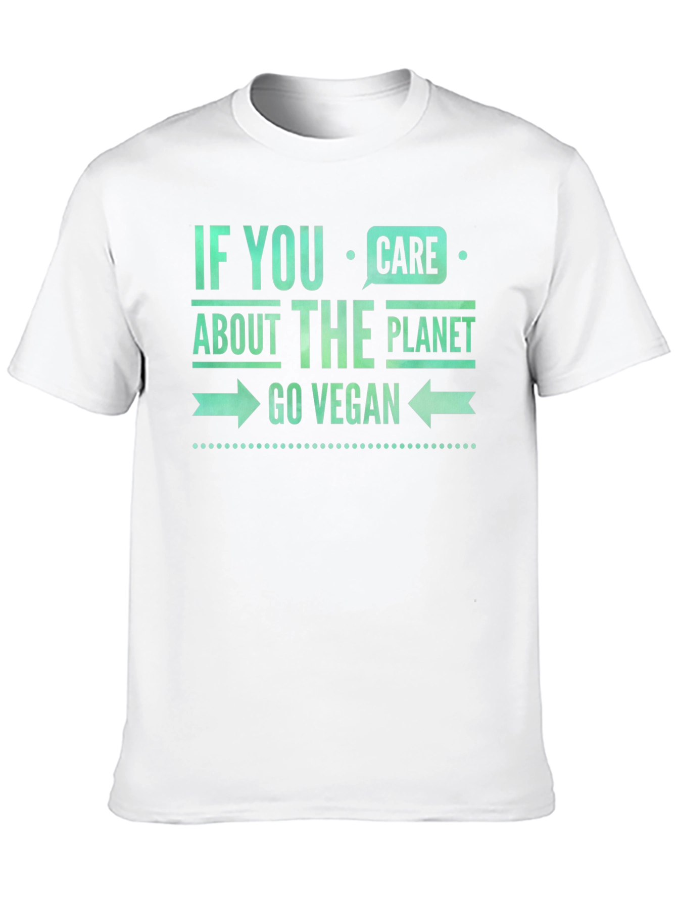 Go Vegan Planet Care Graphic Tee