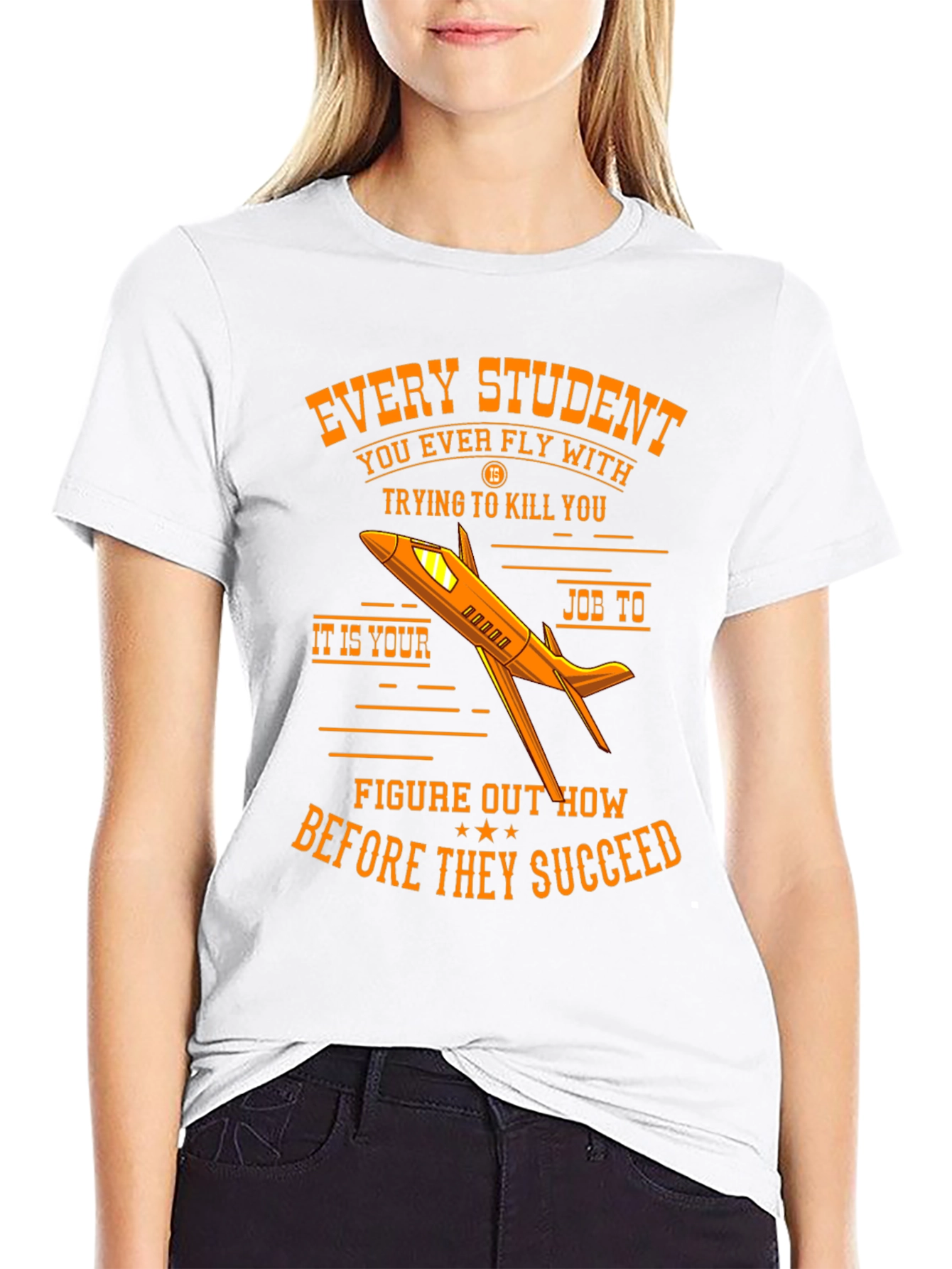 Every Student Pilot T-Shirt Funny Flight Instructor Gift