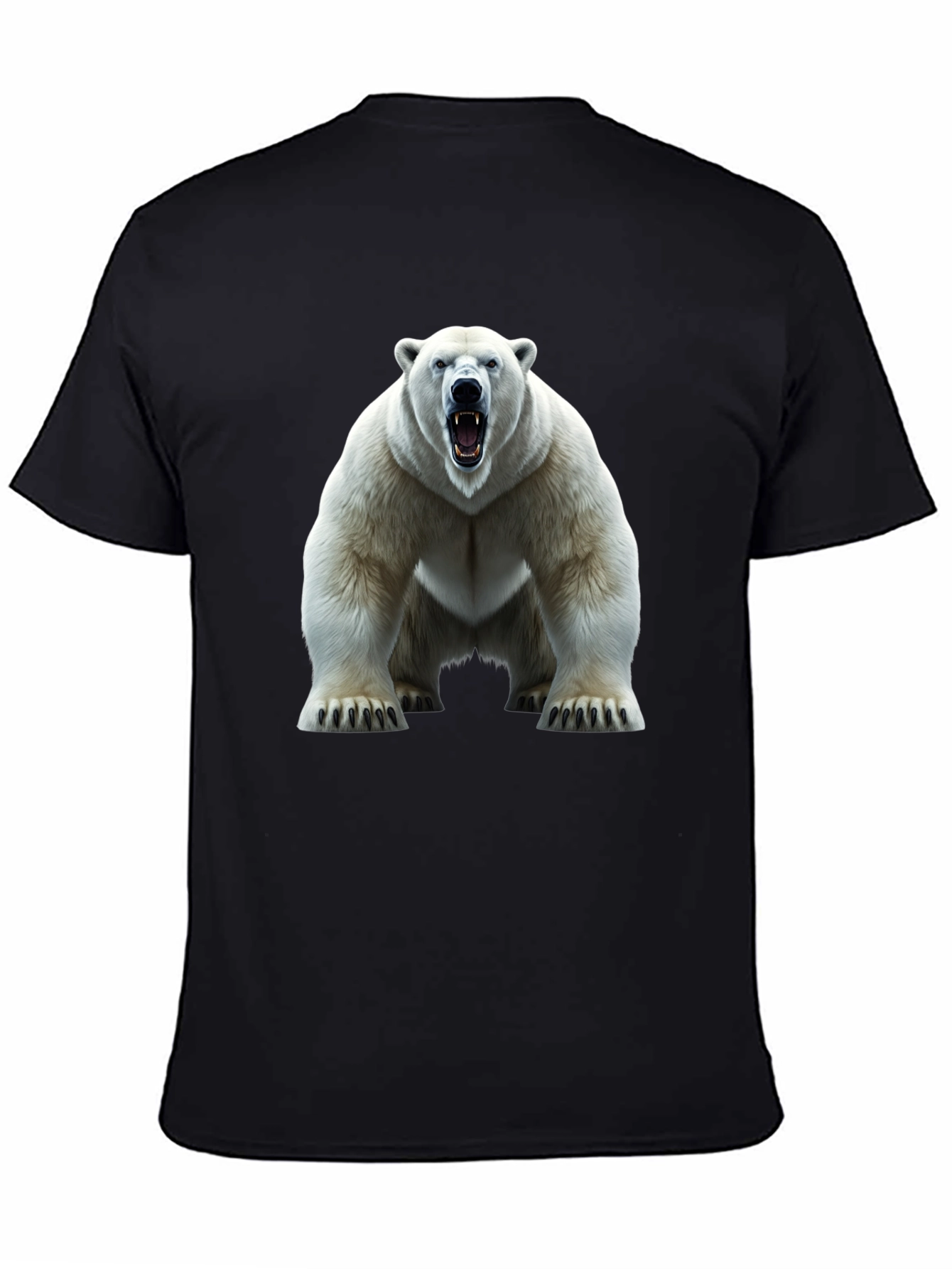 Polar Bear Graphic Tee - Fierce Animal Print