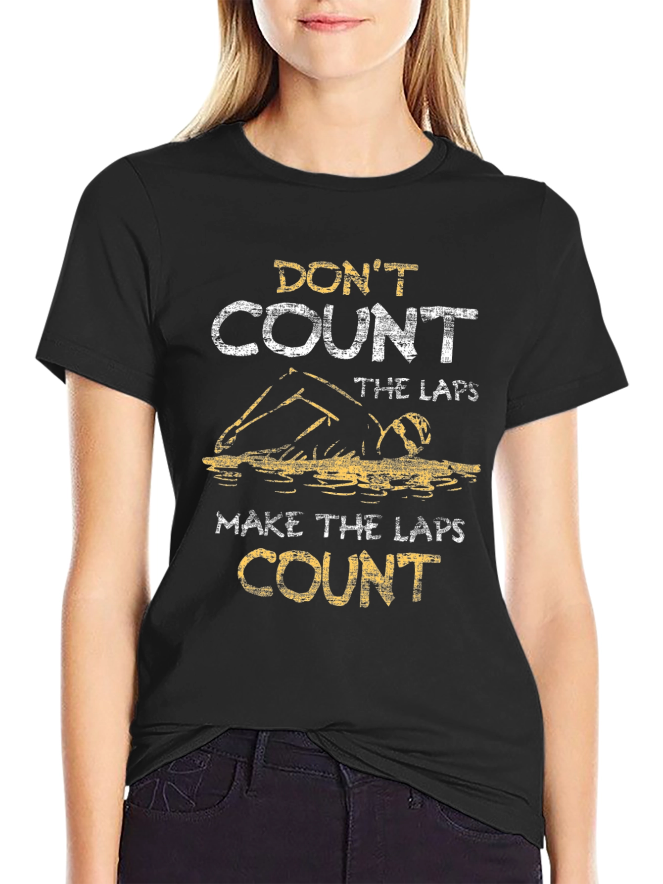 Swimming T-Shirt - Dont Count the Laps