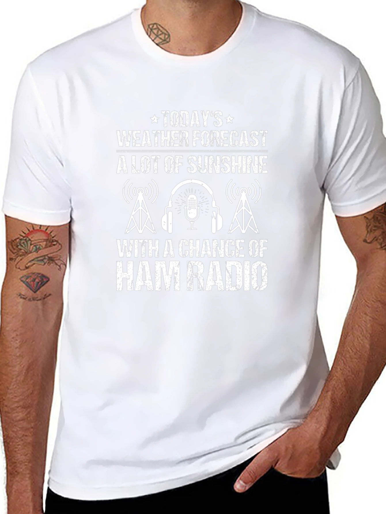 Ham Radio Weather Forecast T-Shirt