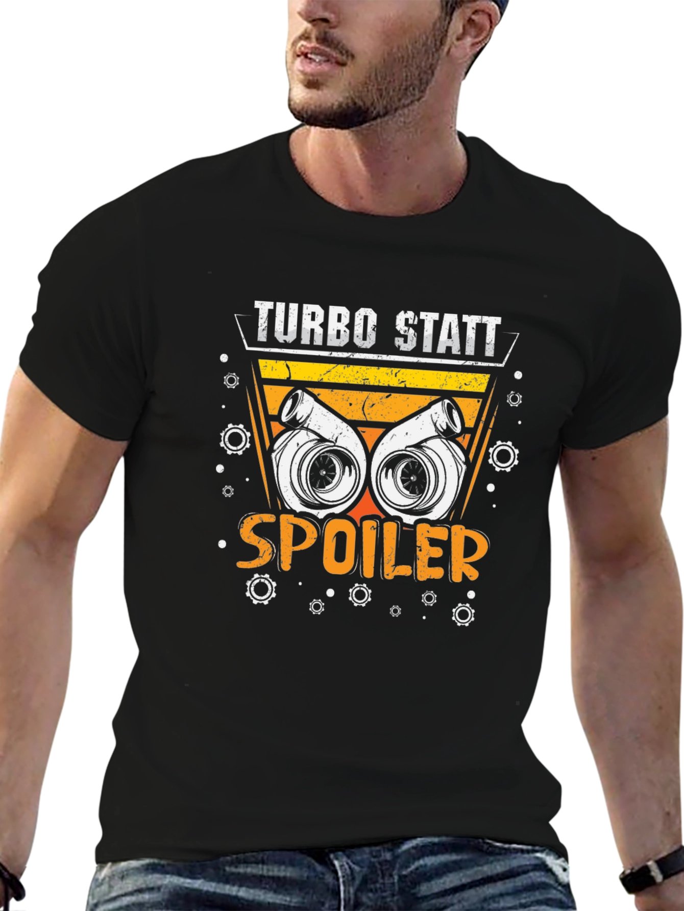 Turbo Statt Spoiler T-Shirt - Automotive Enthusiast