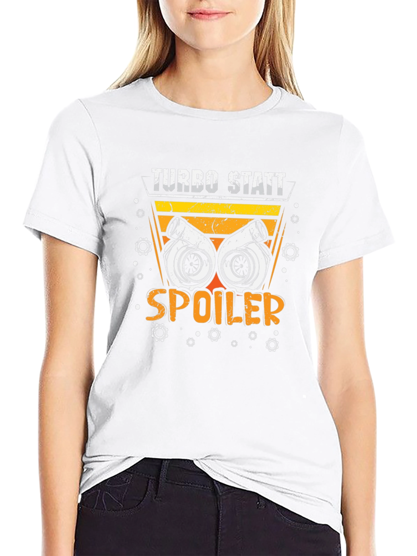 Turbo Statt Spoiler T-Shirt - Automotive Enthusiast