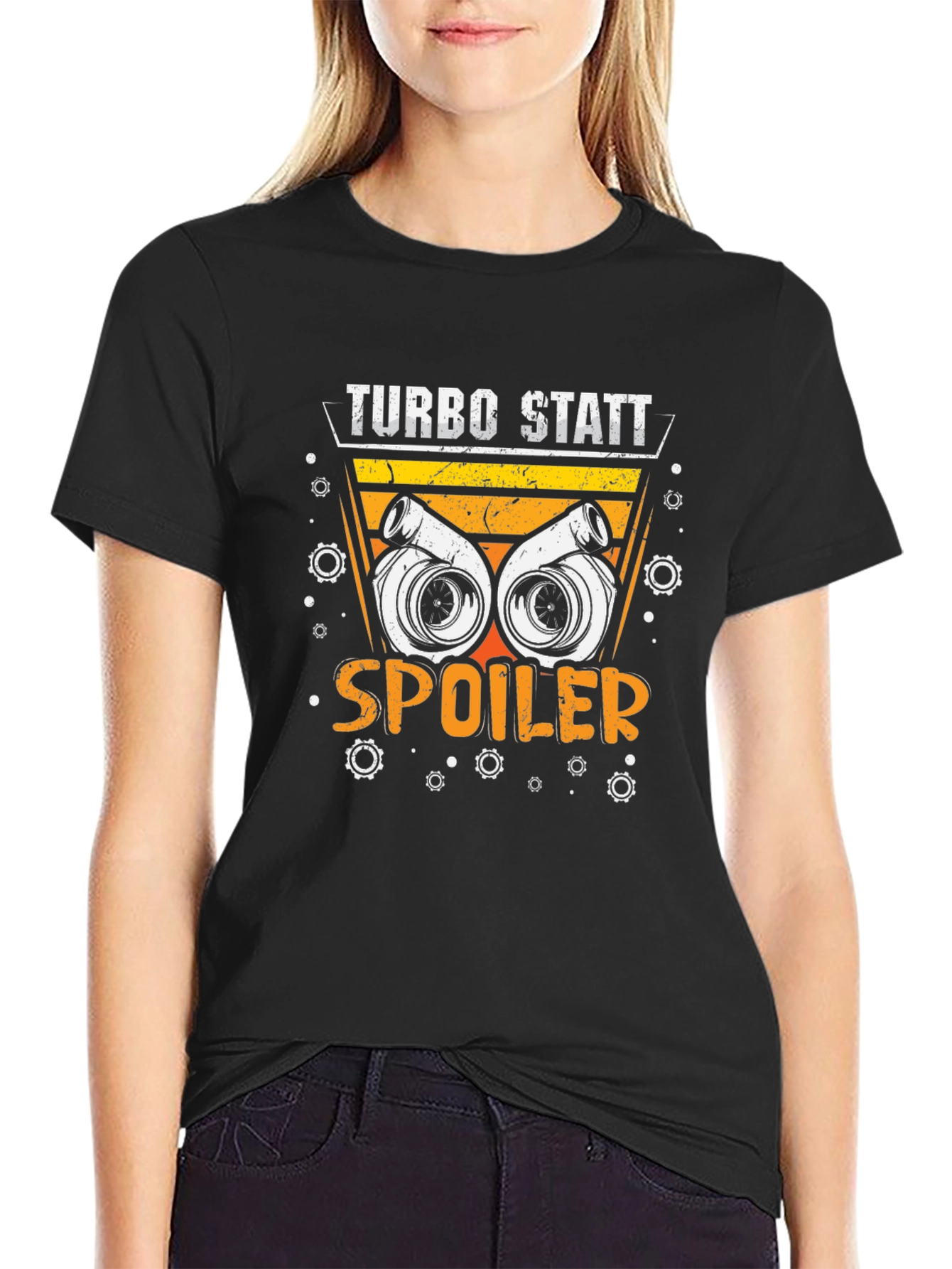 Turbo Statt Spoiler T-Shirt - Automotive Enthusiast