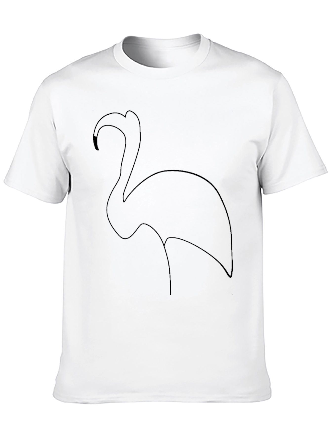 Black Flamingo Graphic Tee - Casual Style