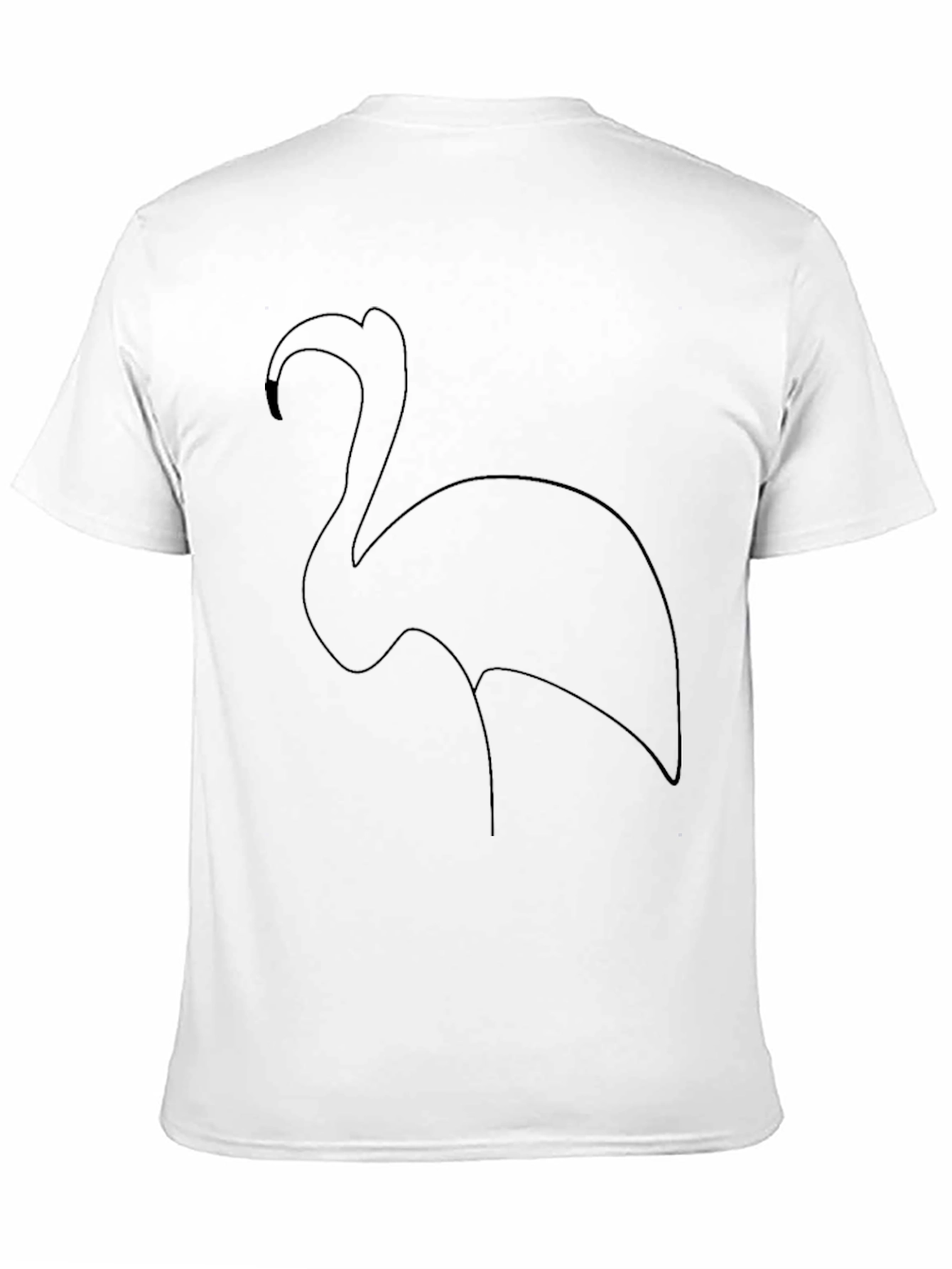 Black Flamingo Graphic Tee - Casual Style