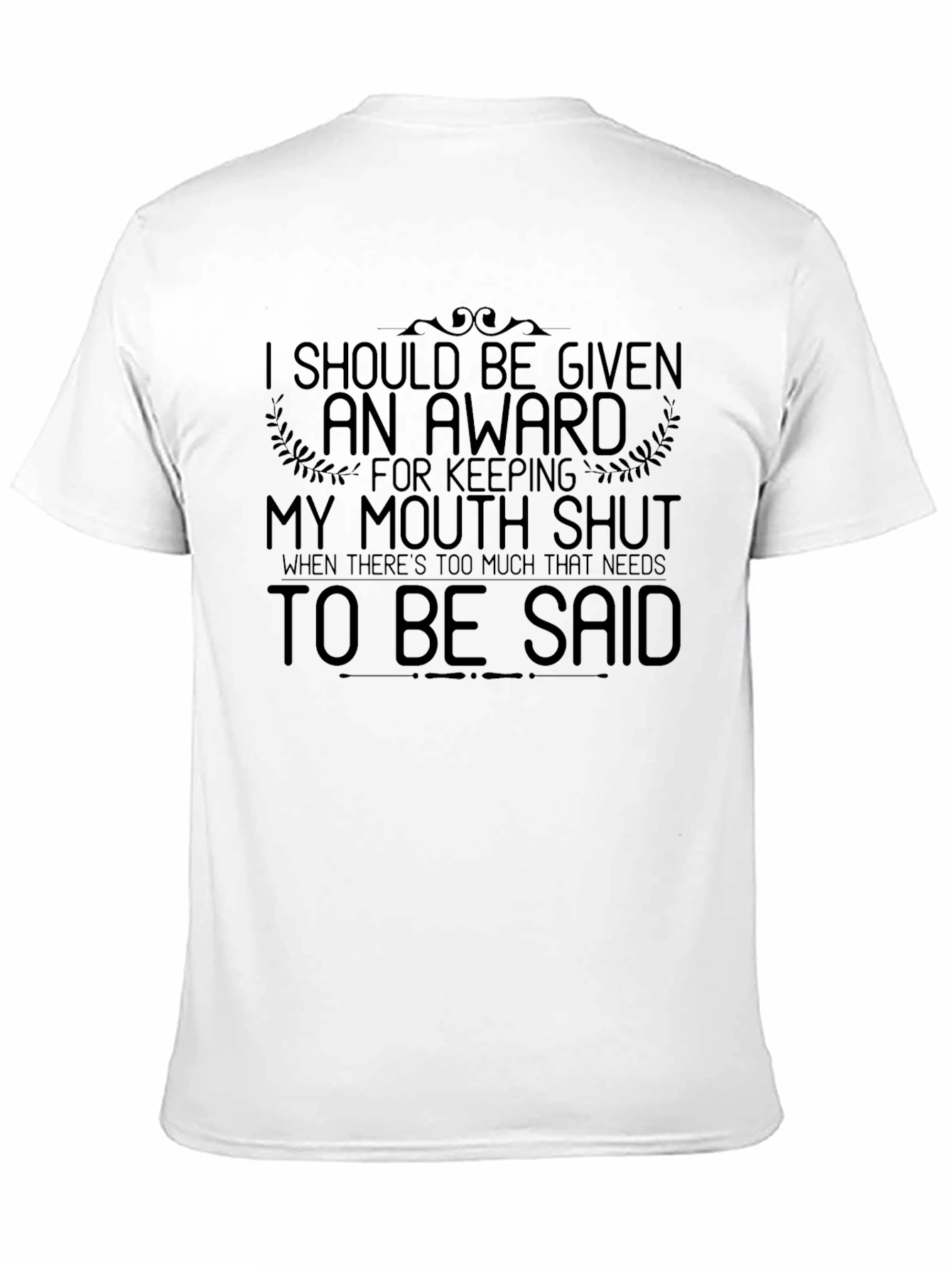 Award Winning Shut Mouth Black Graphic Tee