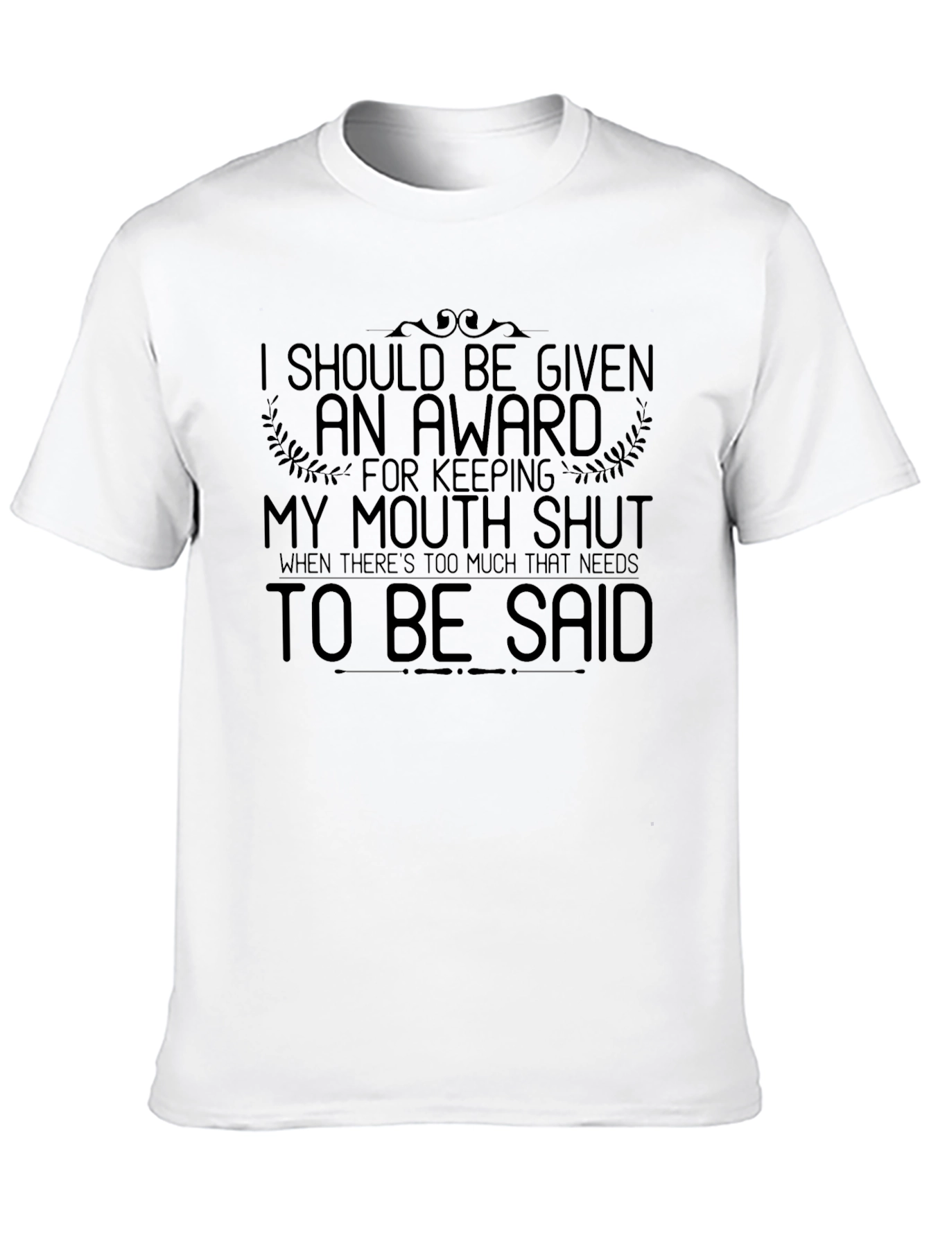 Award Winning Shut Mouth Black Graphic Tee