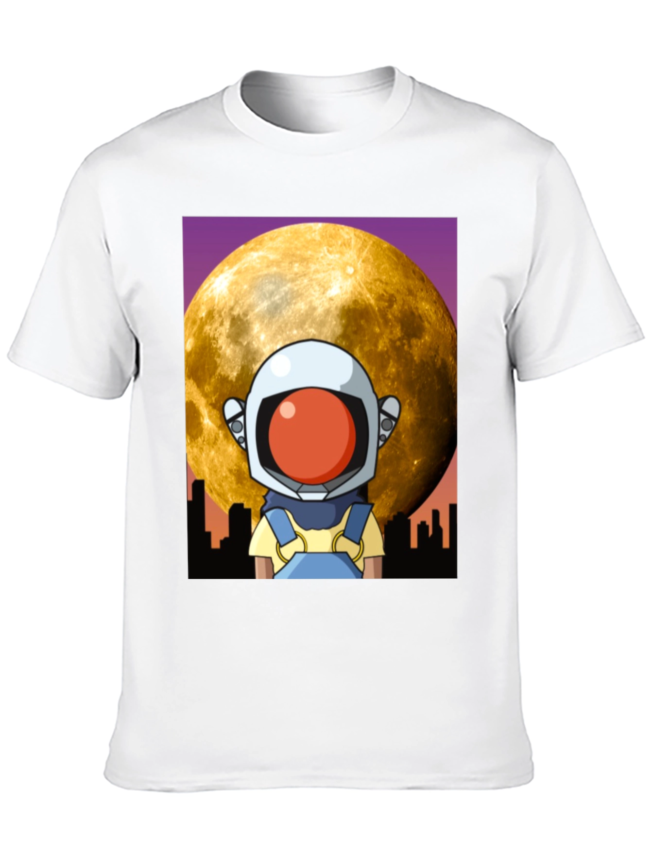 Astronaut Moonscape Graphic Tee