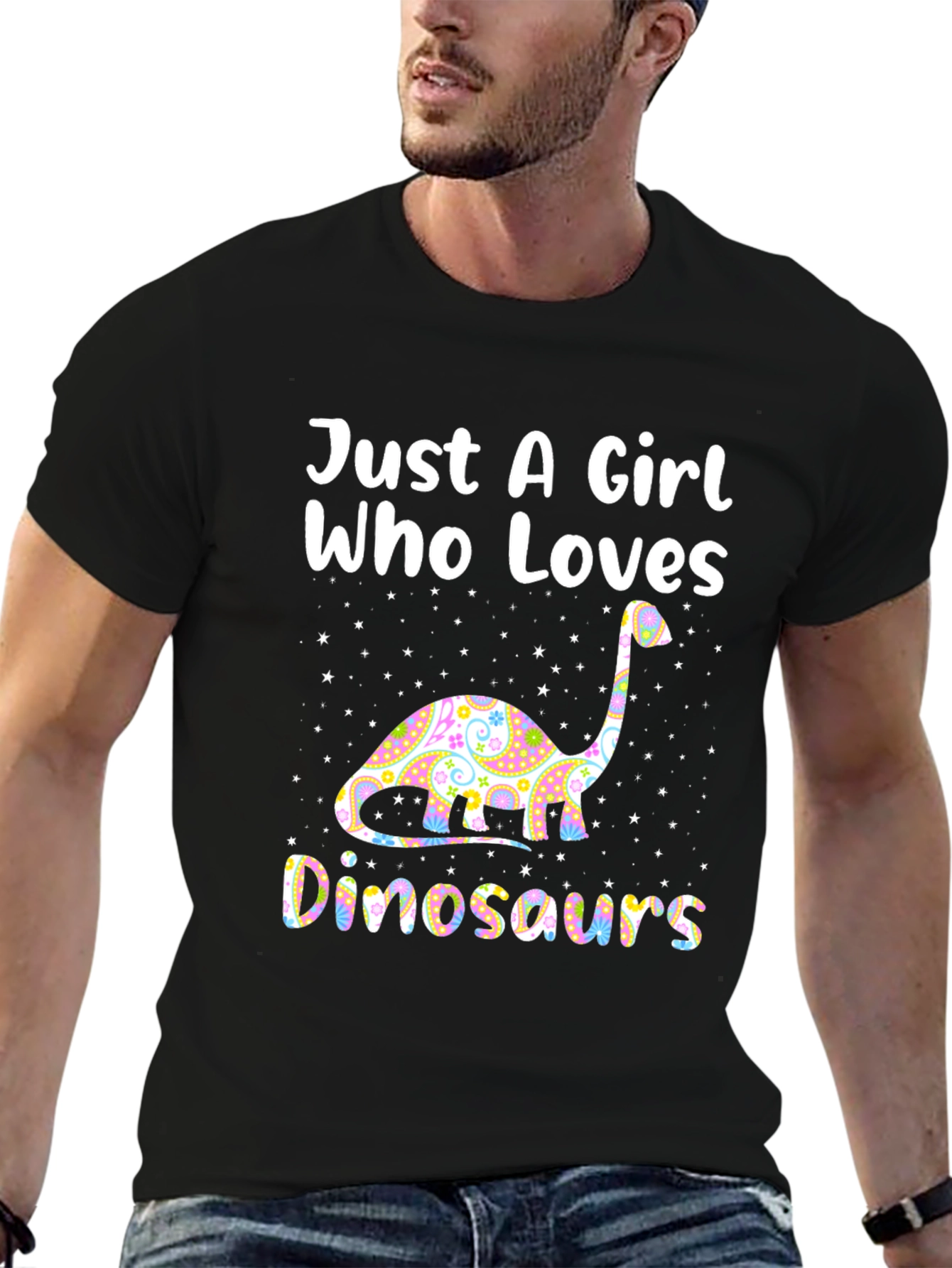 Girl Loves Dinosaurs T-Shirt