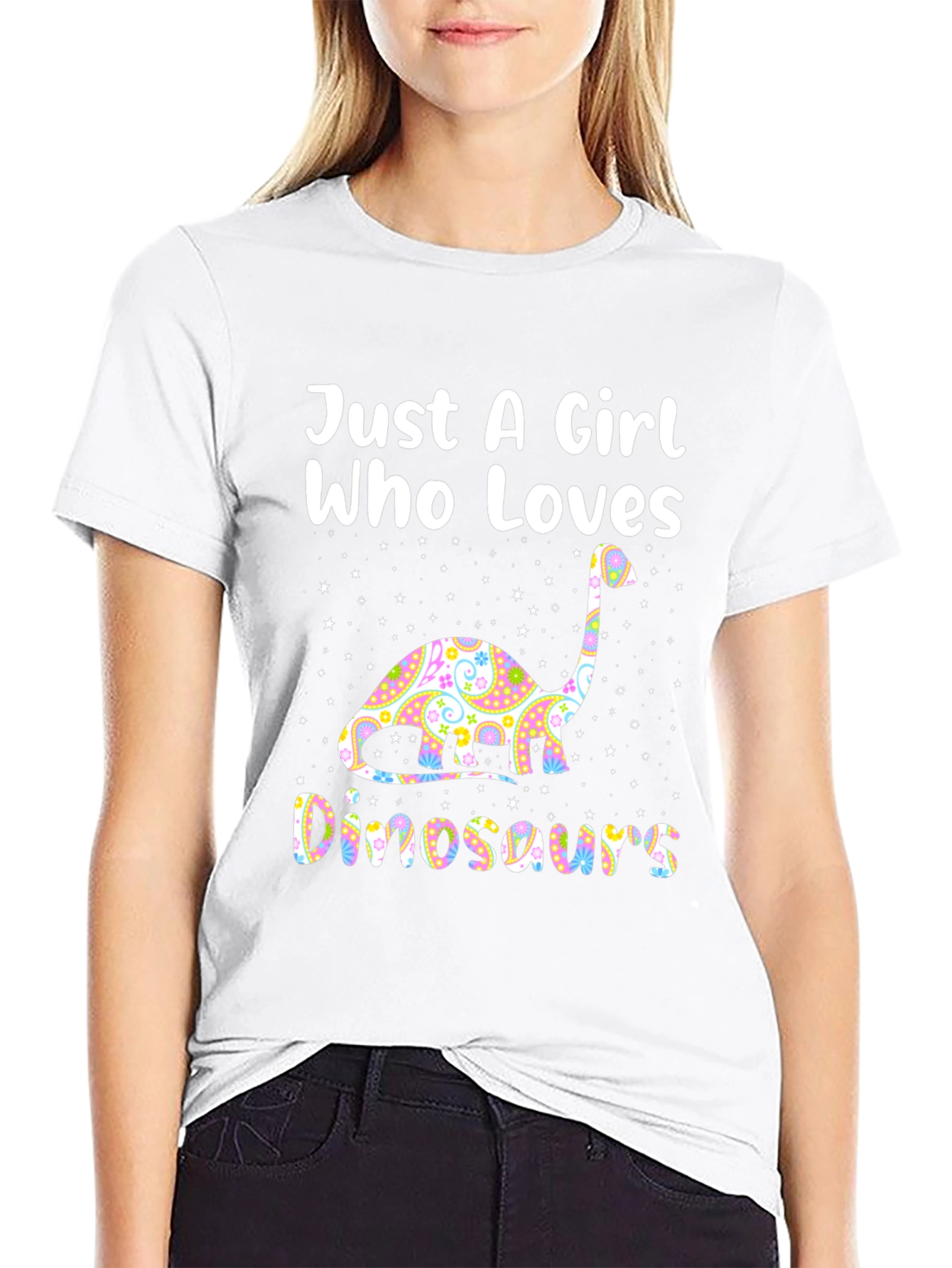 Girl Loves Dinosaurs T-Shirt
