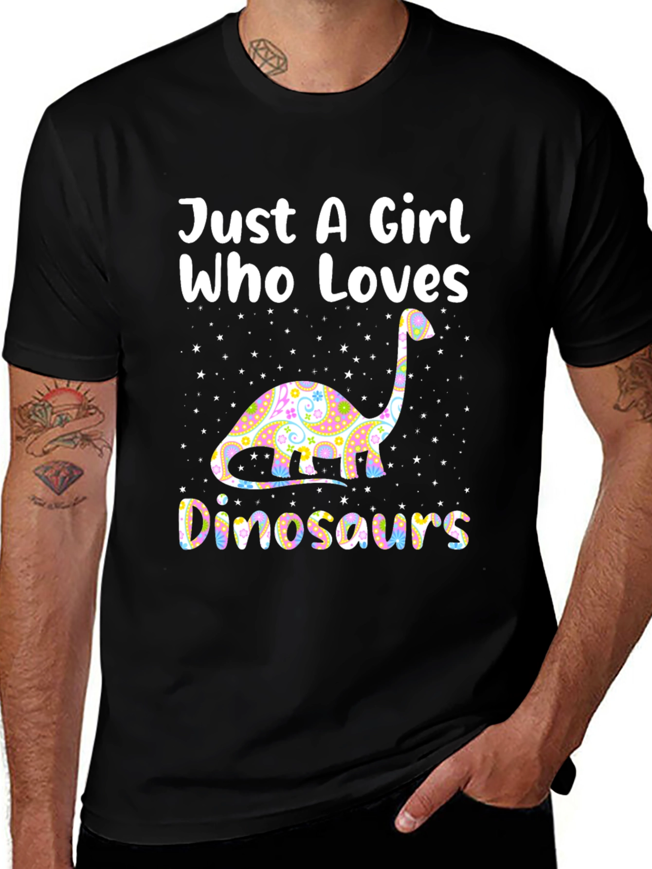 Girl Loves Dinosaurs T-Shirt