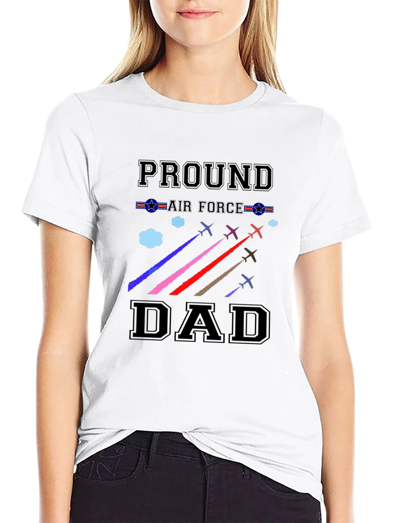 Proud Air Force Dad T-Shirt