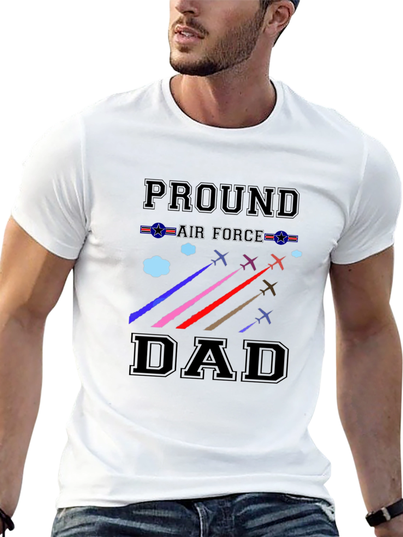 Proud Air Force Dad T-Shirt