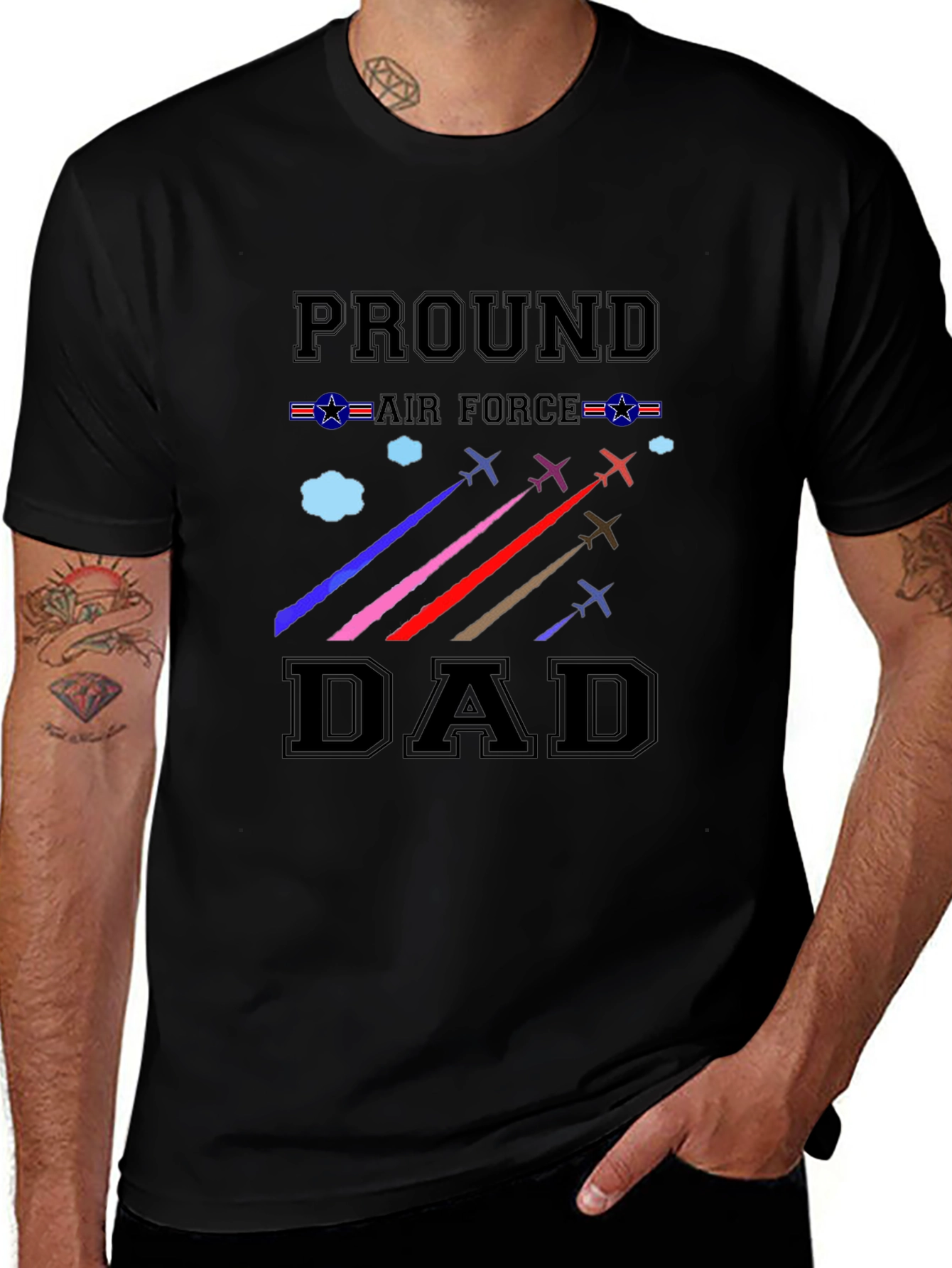Proud Air Force Dad T-Shirt