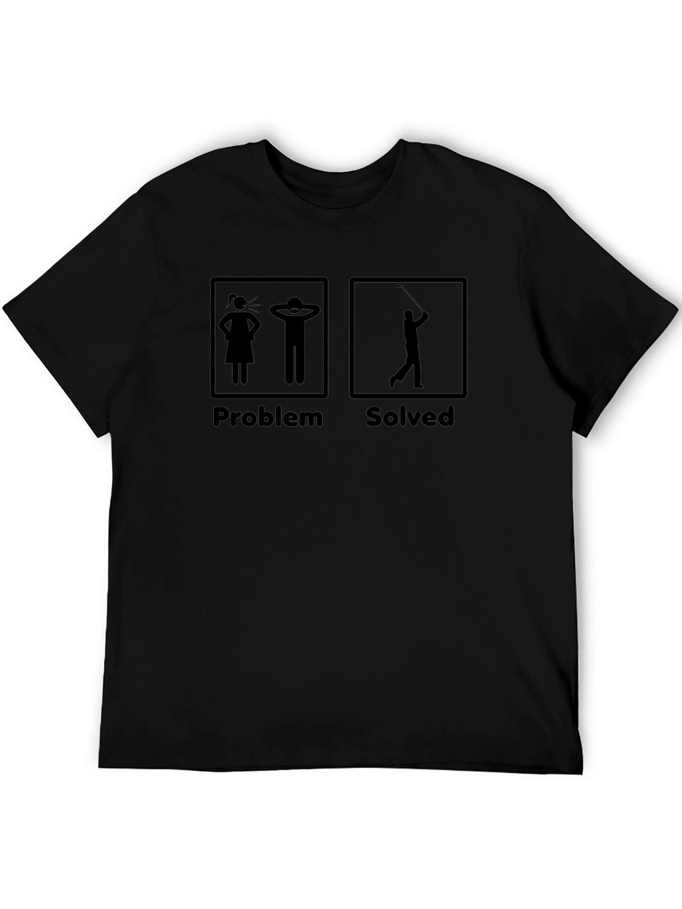 Problem Solved Golf T-Shirt - Funny Golfer Tee