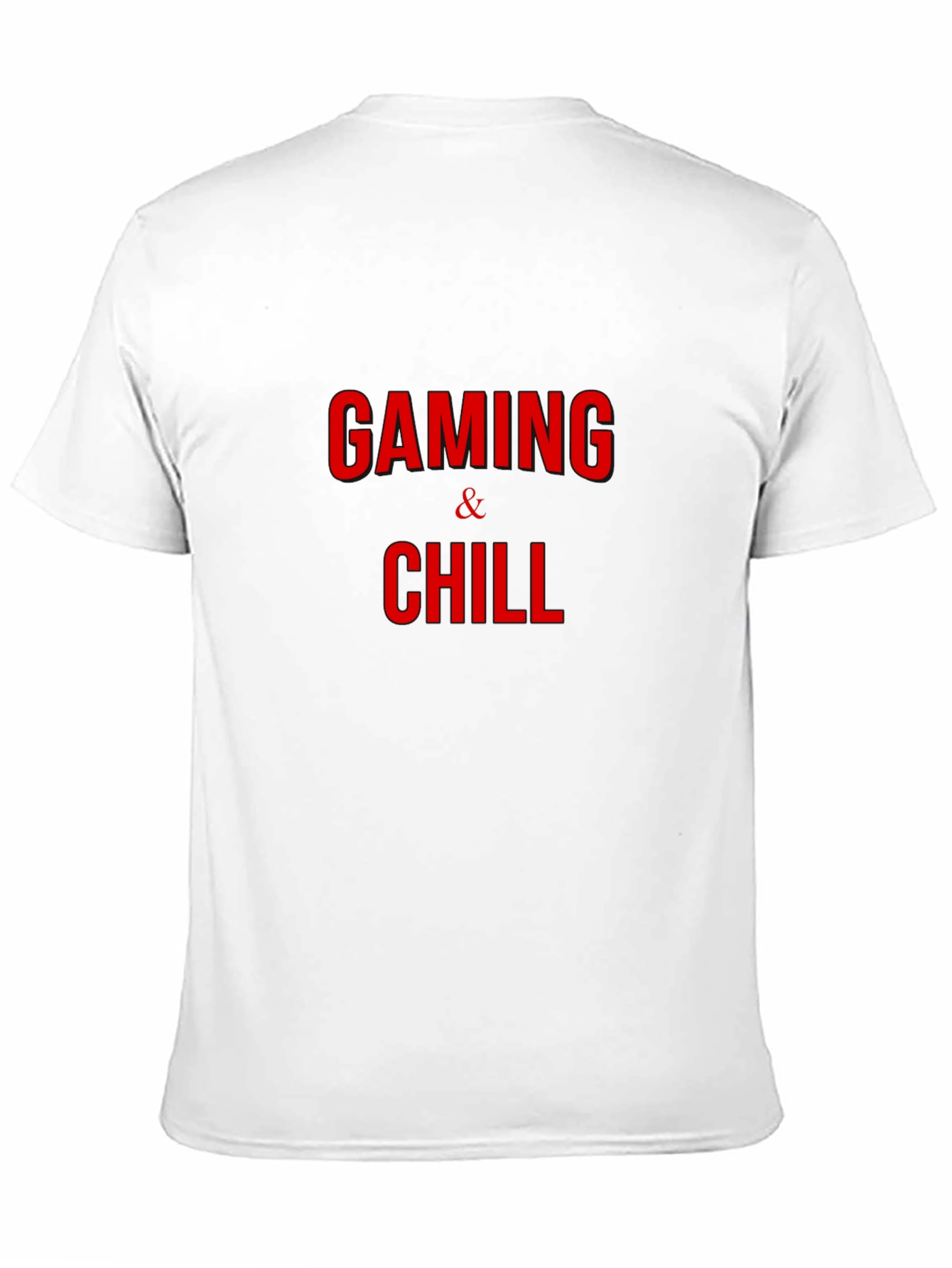 Gaming & Chill Black Graphic Tee