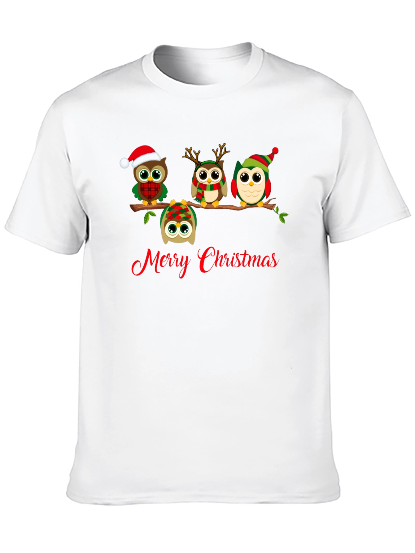 Merry Christmas Owl T-Shirt
