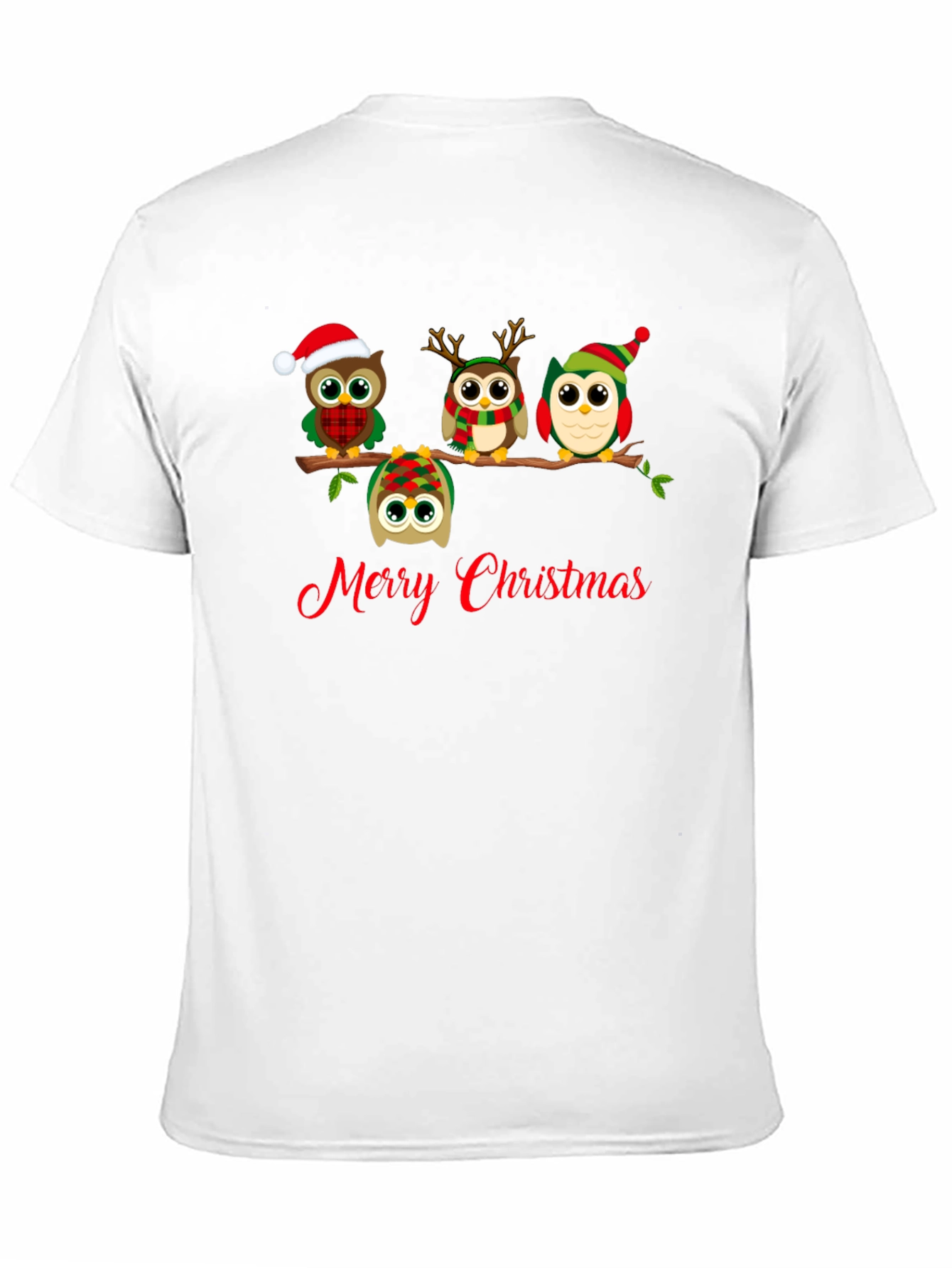 Merry Christmas Owl T-Shirt