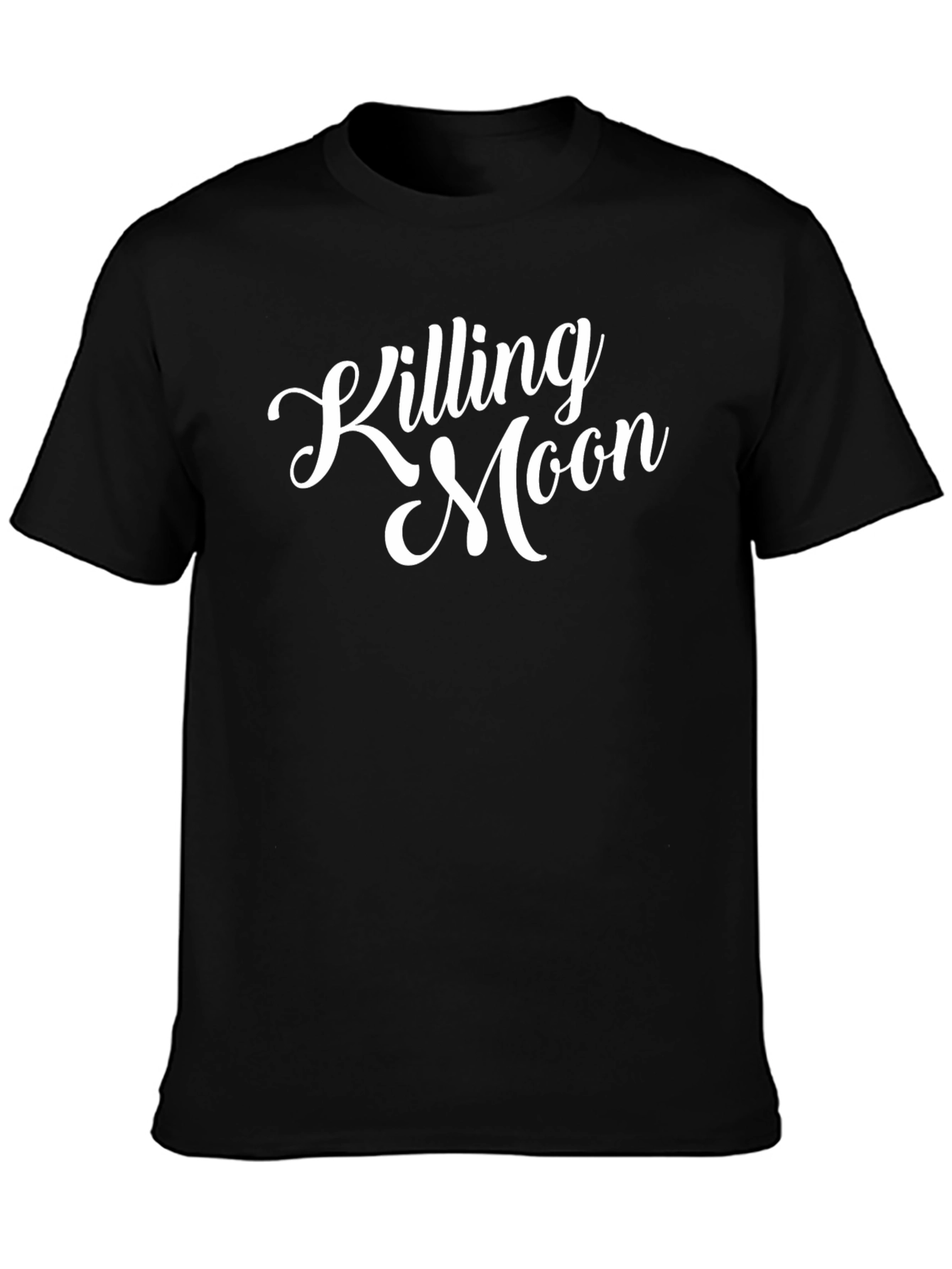 Killing Moon Graphic Tee - Stylish Mens Black T-Shirt