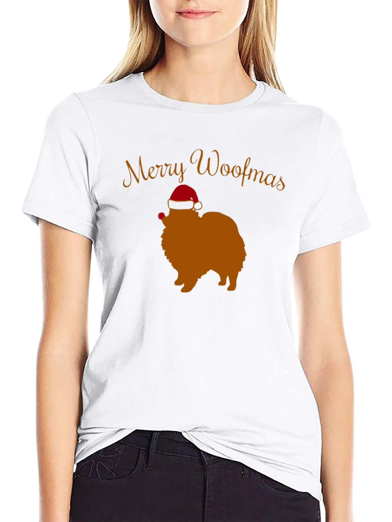 Merry Woofmas Dog T-Shirt