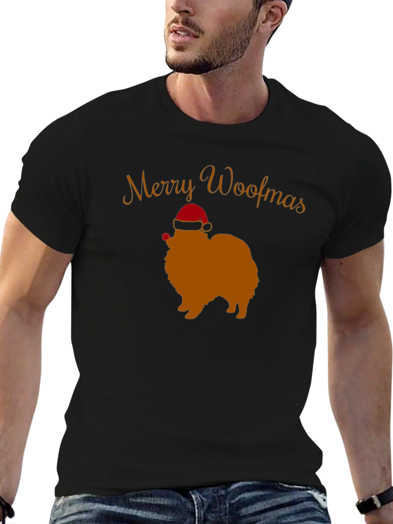 Merry Woofmas Dog T-Shirt