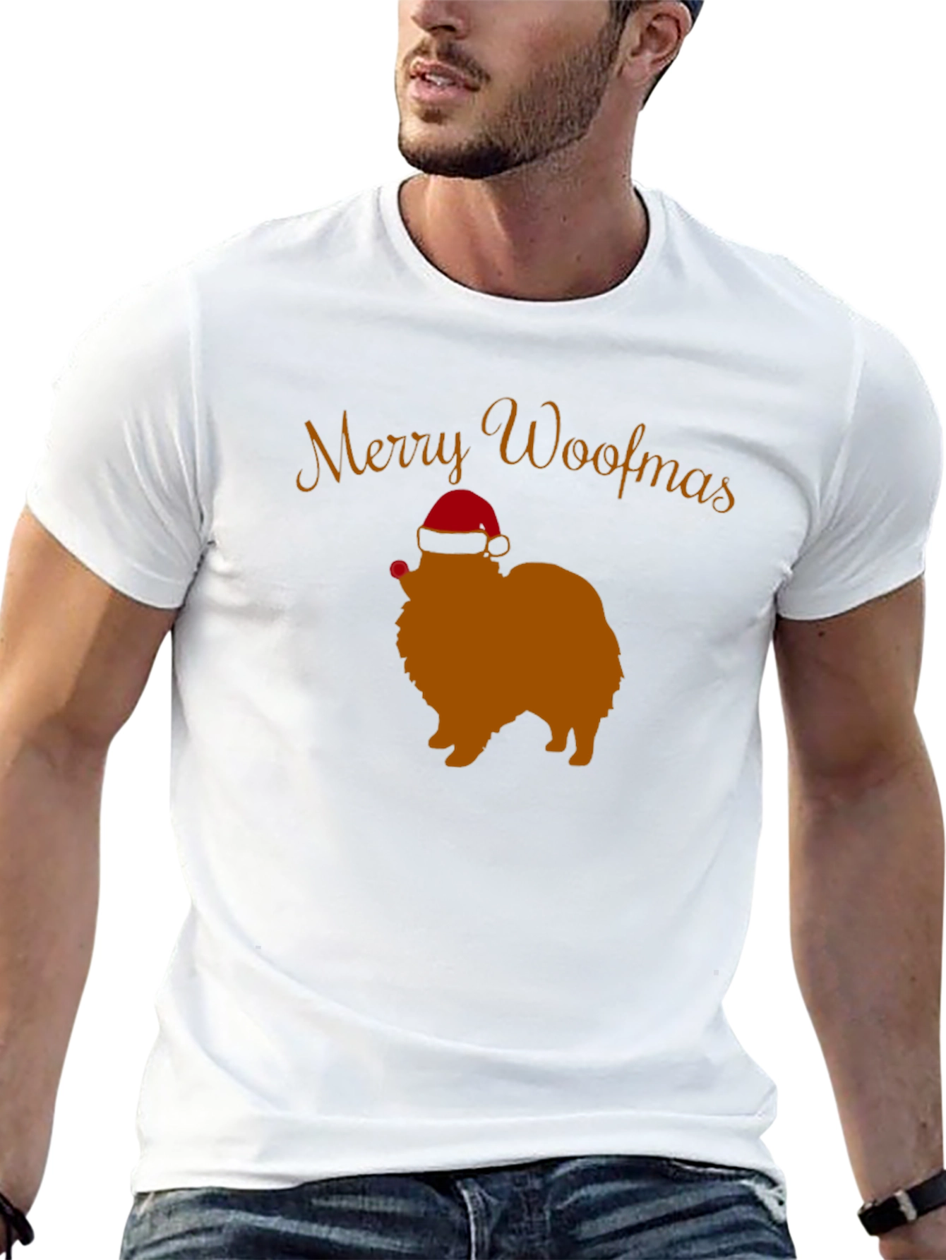 Merry Woofmas Dog T-Shirt