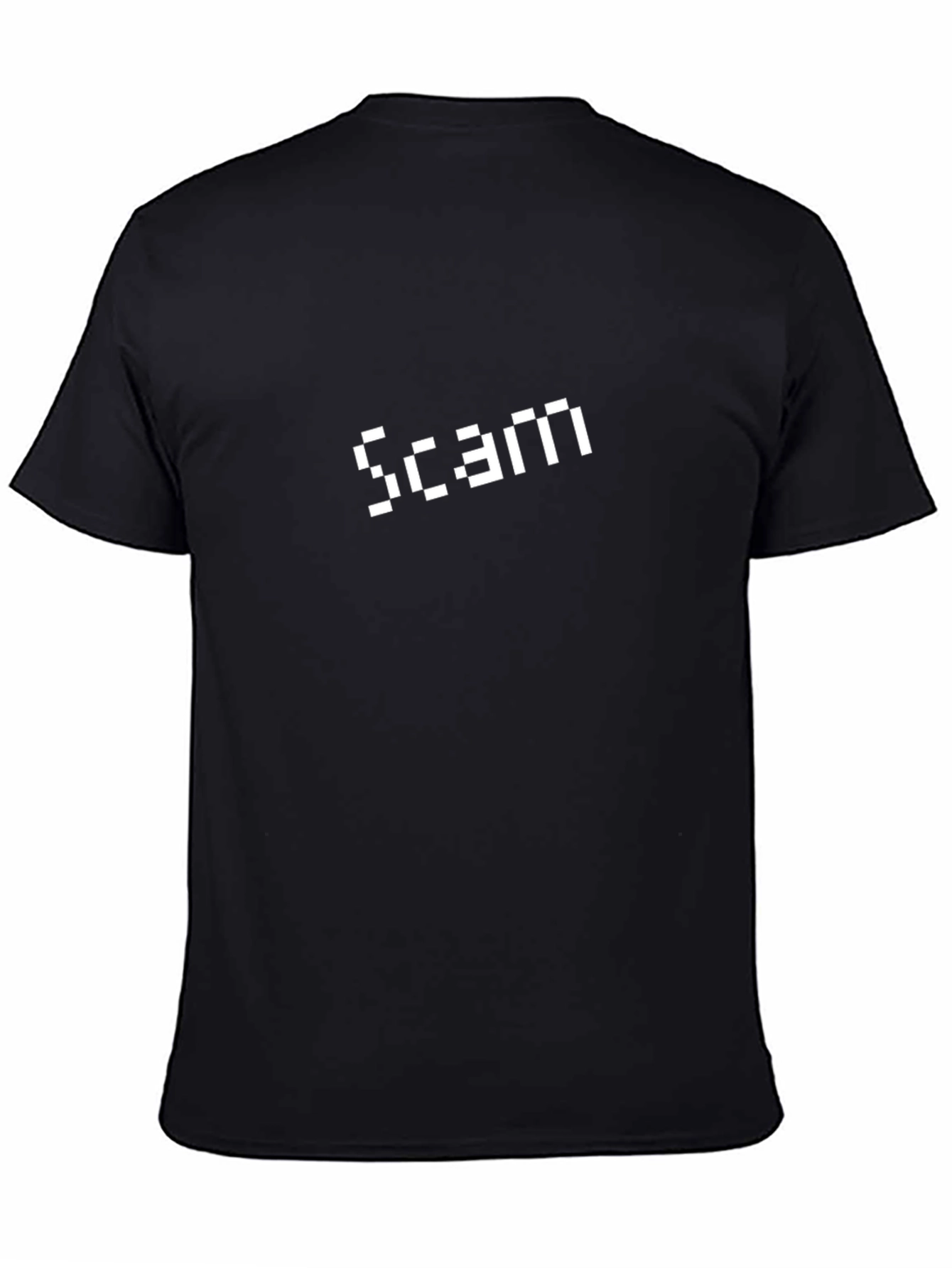Pixel Scam Tee - Black Graphic T-Shirt