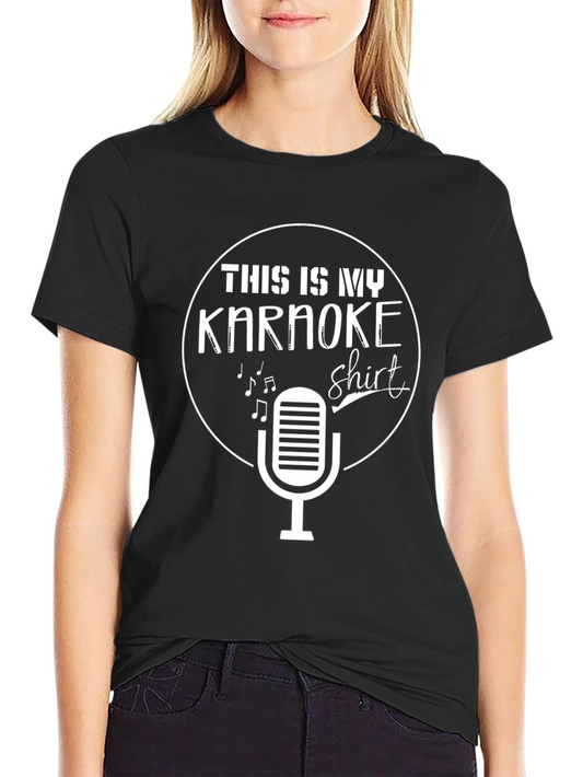 Karaoke Shirt - This is My Karaoke Shirt - Graphic Tee