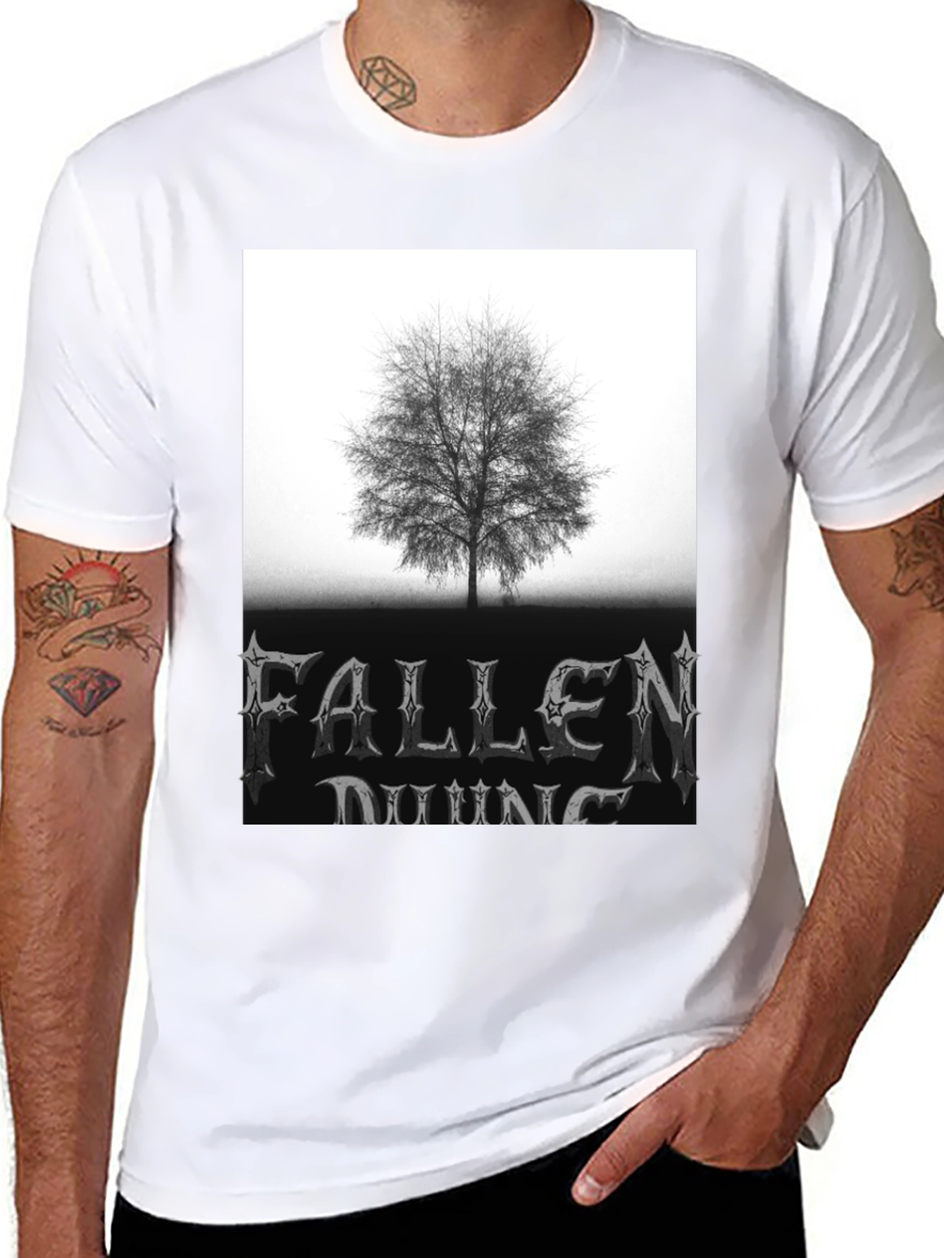 Fallen Nothing Tree Graphic T-Shirt