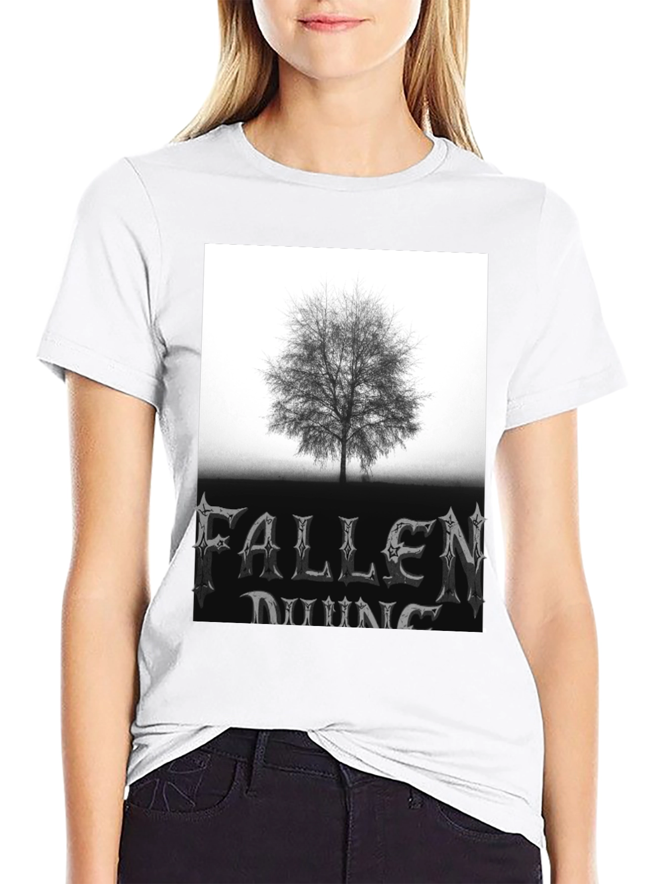 Fallen Nothing Tree Graphic T-Shirt