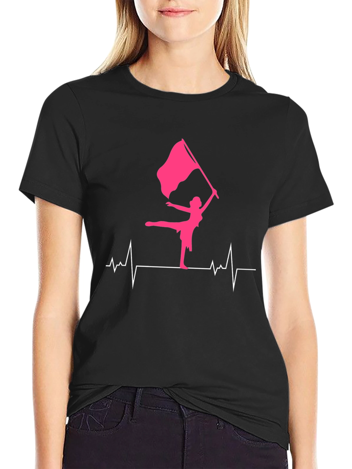 Color Guard Heartbeat T-Shirt
