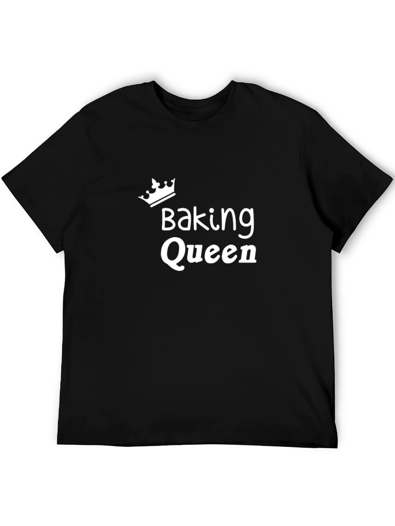 Baking Queen T-Shirt - Black Cotton Tee