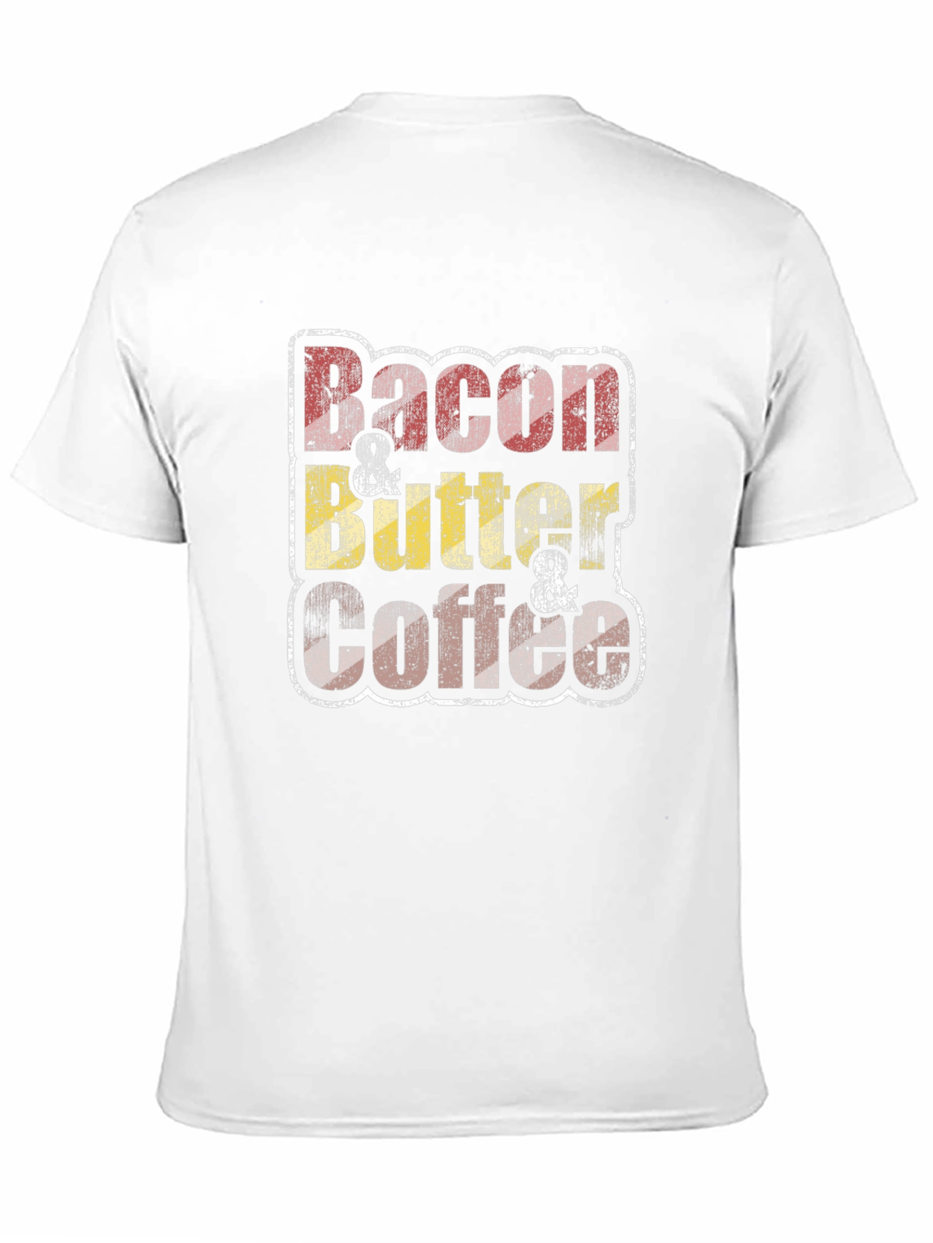 Bacon Butter Coffee Black Graphic Tee