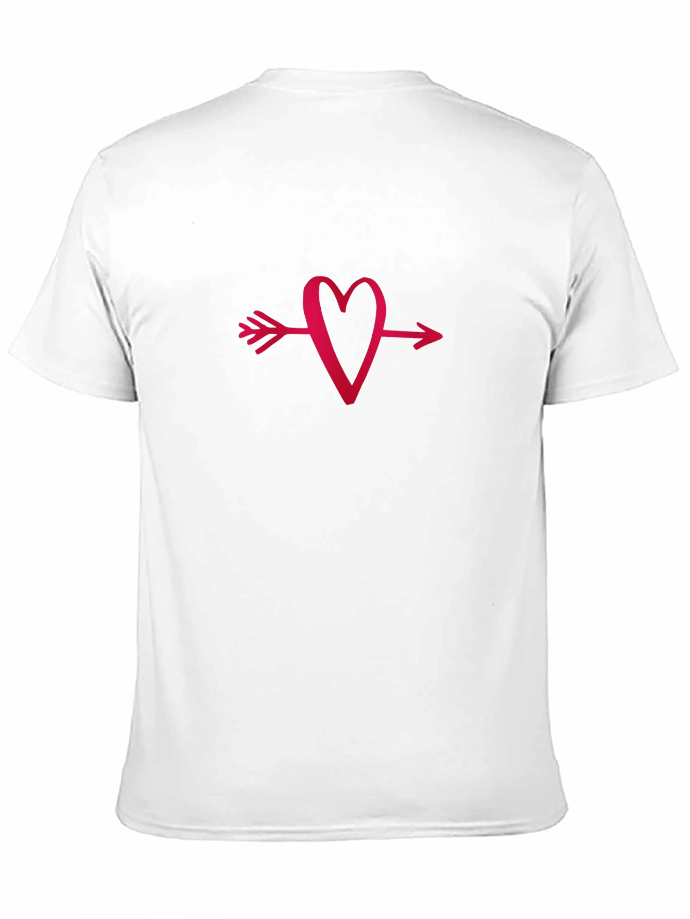 Heart Arrow Graphic Tee - Cupid Love Shirt