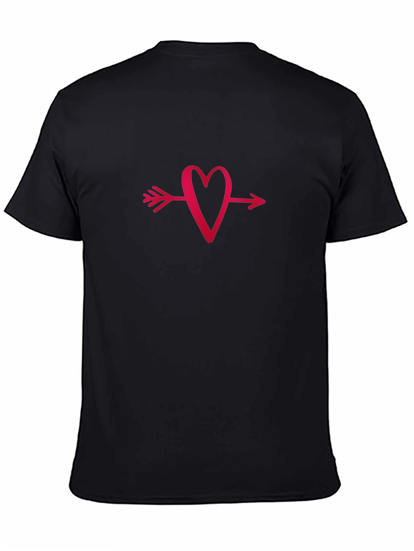 Heart Arrow Graphic Tee - Cupid Love Shirt