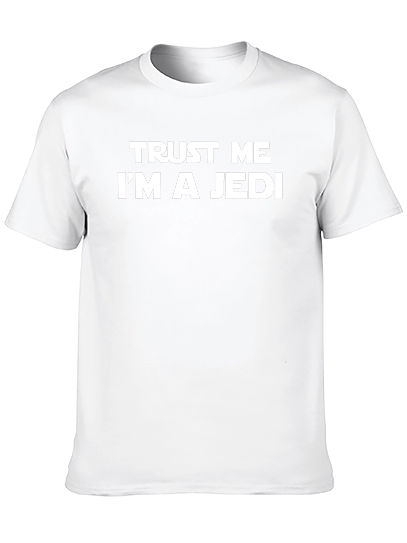 Trust Me Im a Jedi Black Cotton Tee