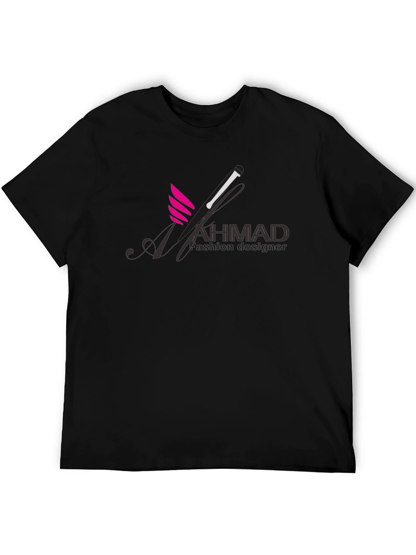 Ahmad Logo Black T-Shirt