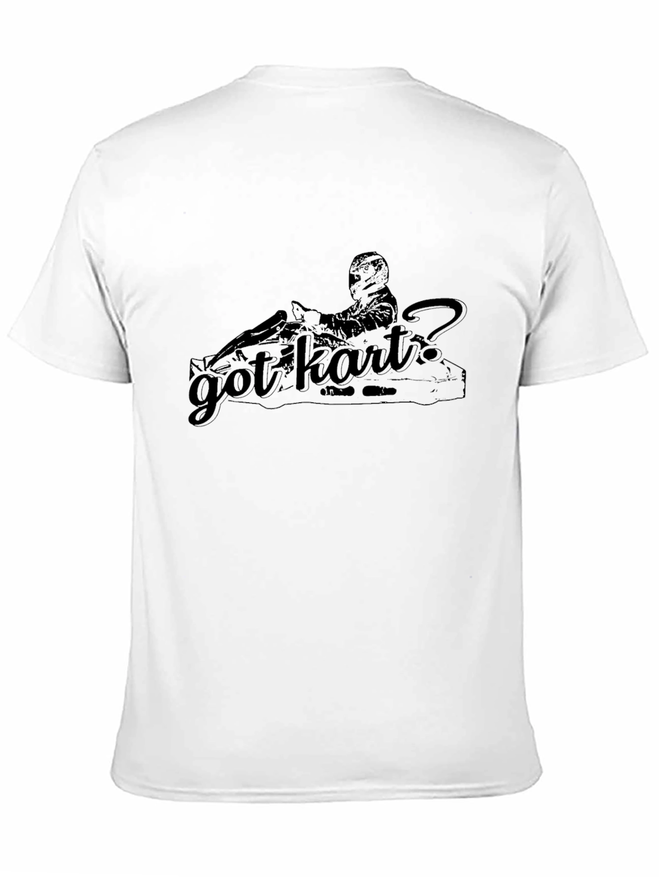 Got Kart? Black Graphic Tee - Racing Kart Design