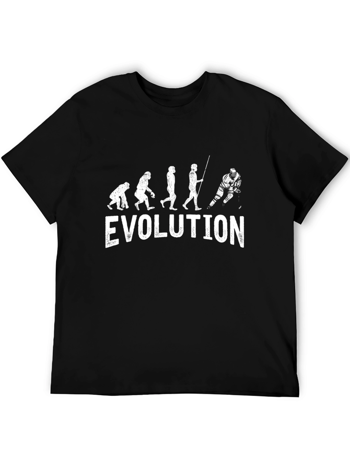 Hockey Evolution Black T-Shirt