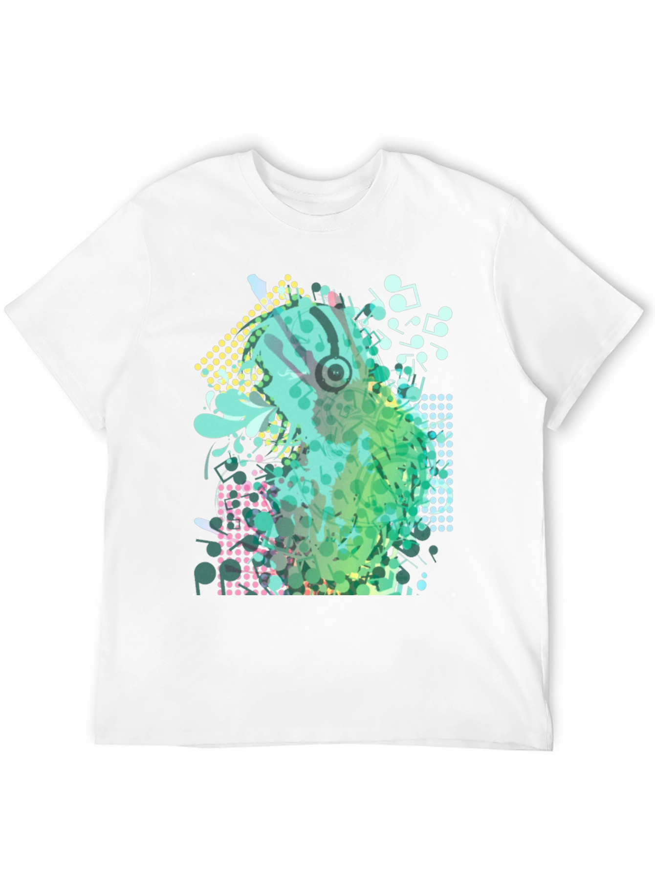 Abstract Music Notes Graphic Tee