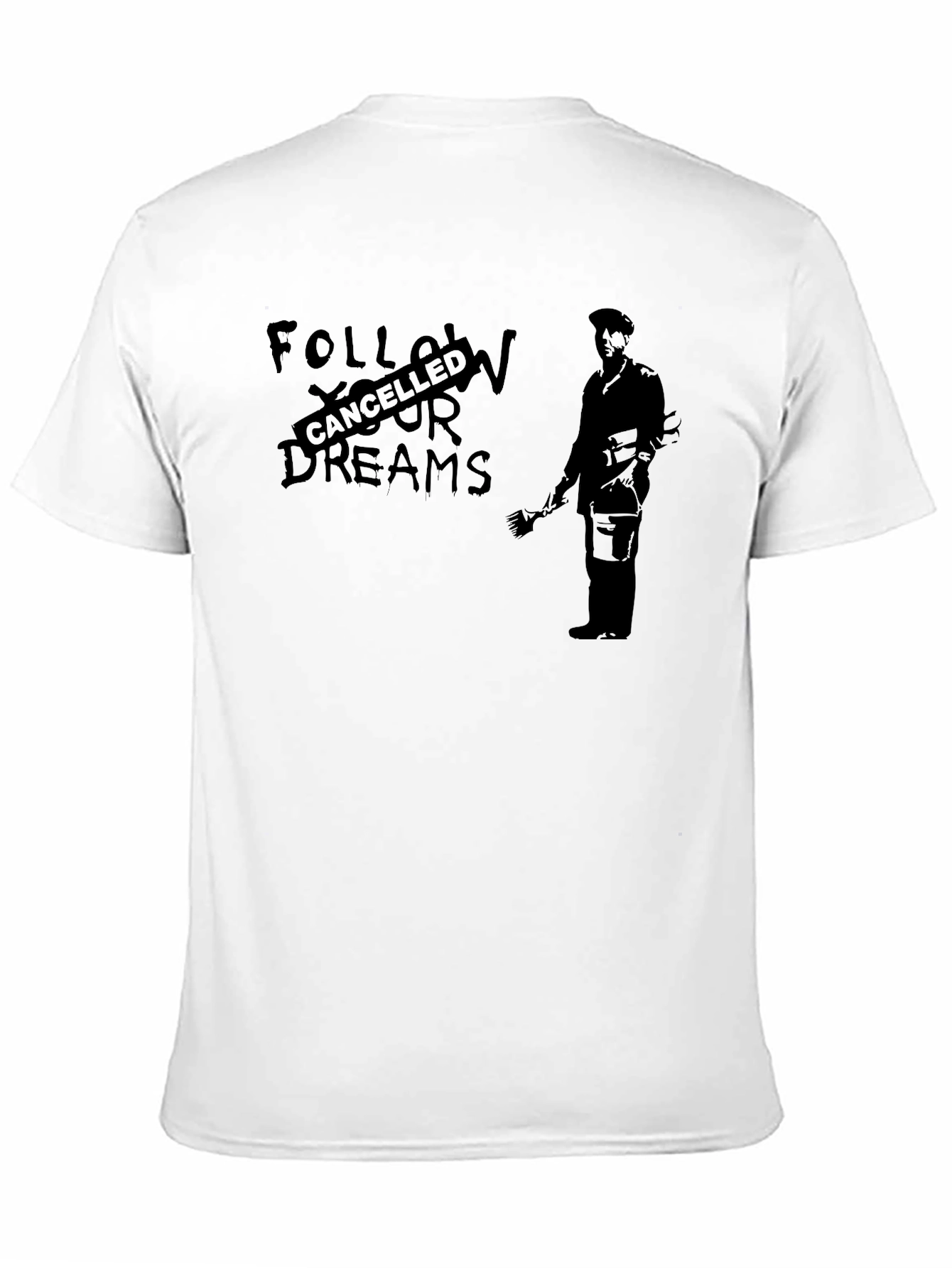 Cancelled Dreams Graphic Tee - Street Art Inspired