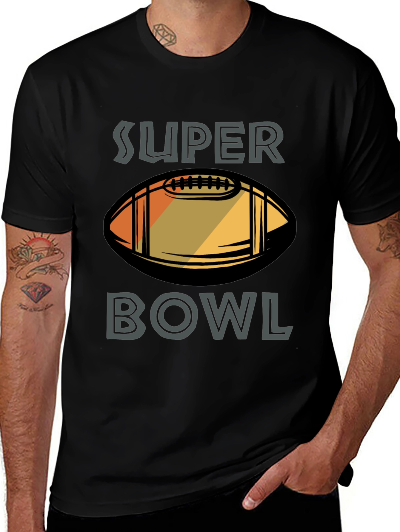 Super Bowl Football Graphic T-Shirt