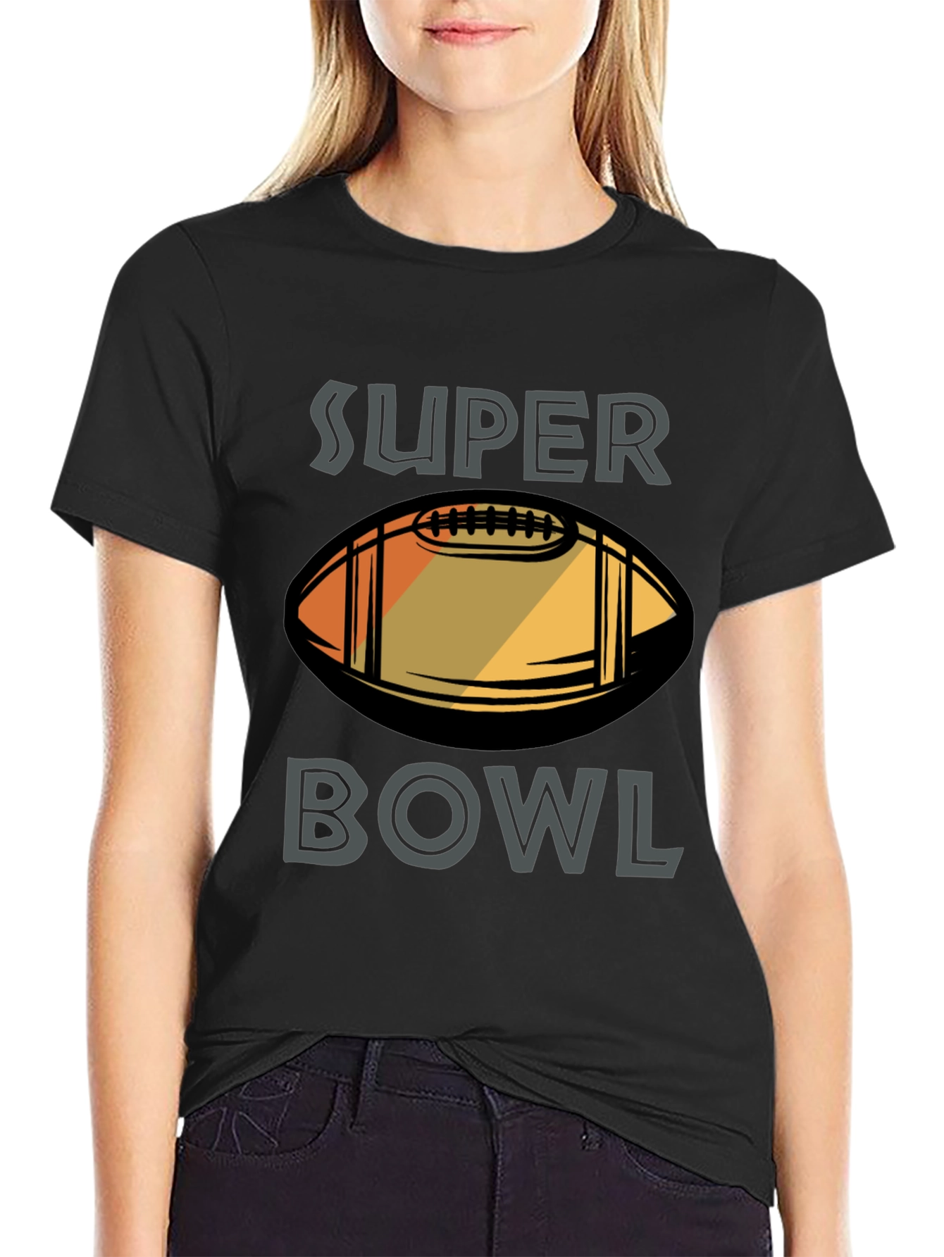 Super Bowl Football Graphic T-Shirt