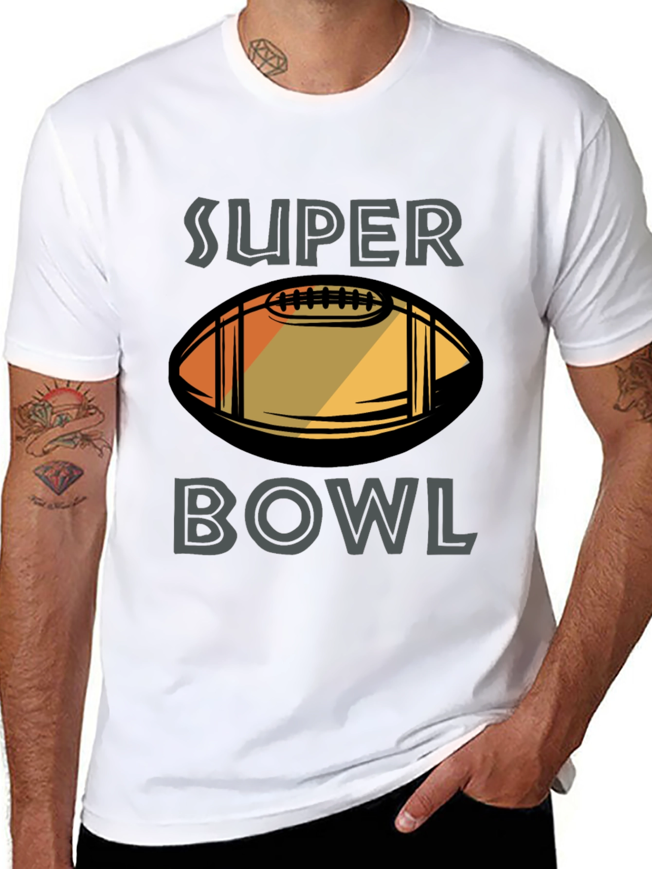 Super Bowl Football Graphic T-Shirt