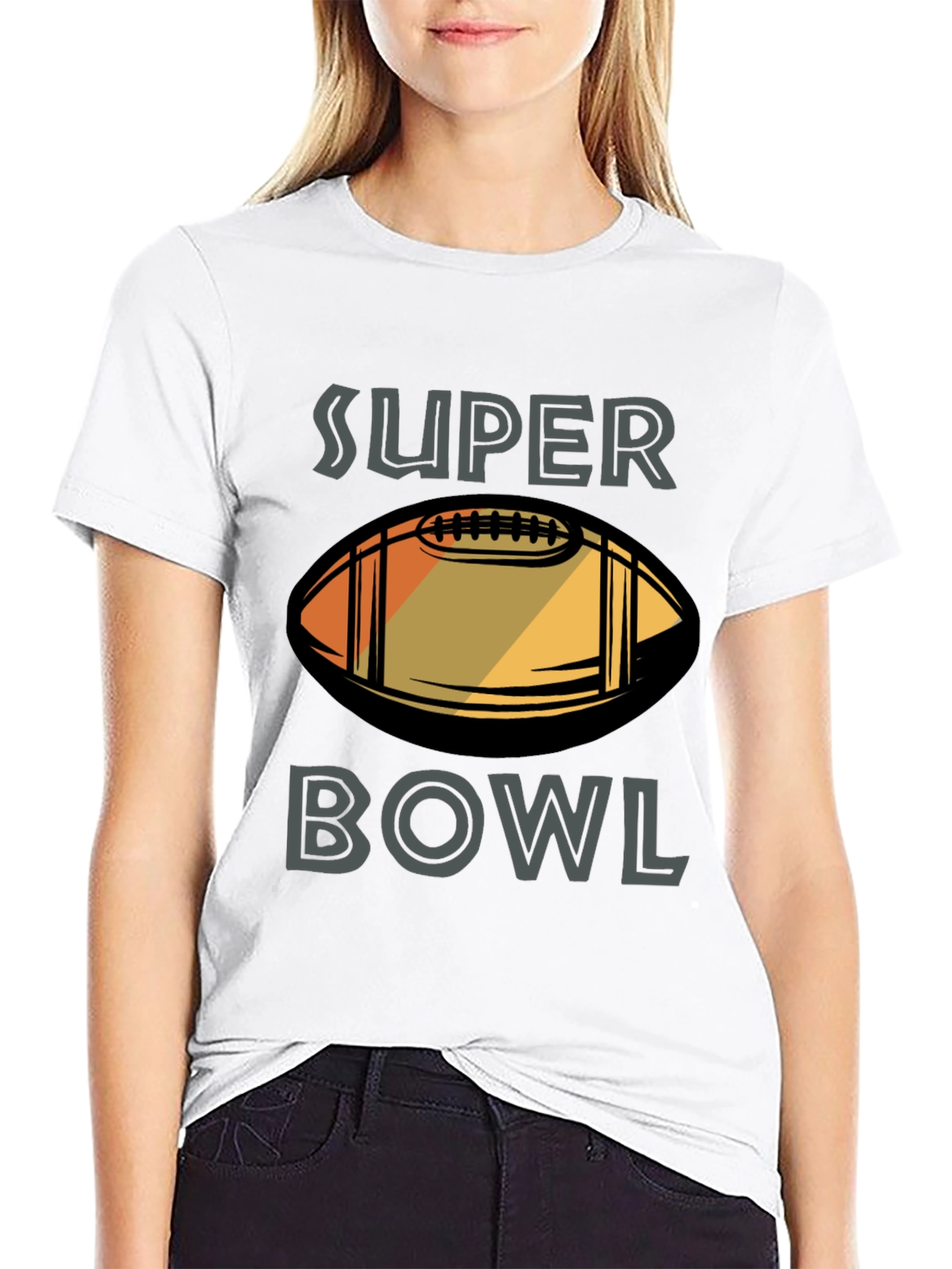 Super Bowl Football Graphic T-Shirt
