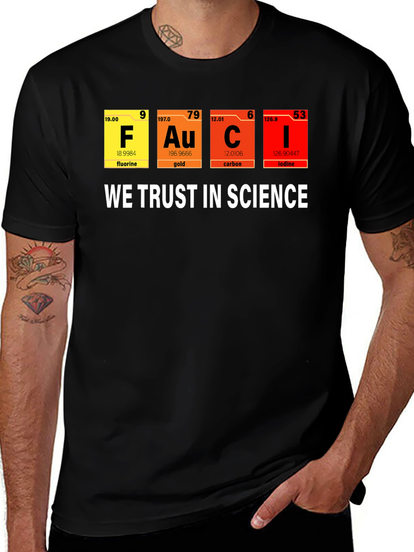 Science T-Shirt - We Trust in Science Graphic Tee