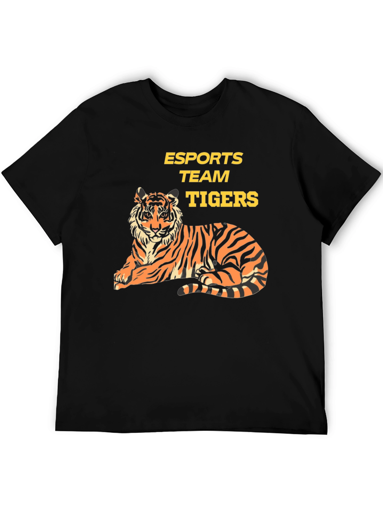 Esports Team Tigers Graphic T-Shirt