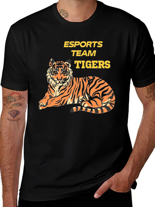 Esports Team Tigers Graphic T-Shirt